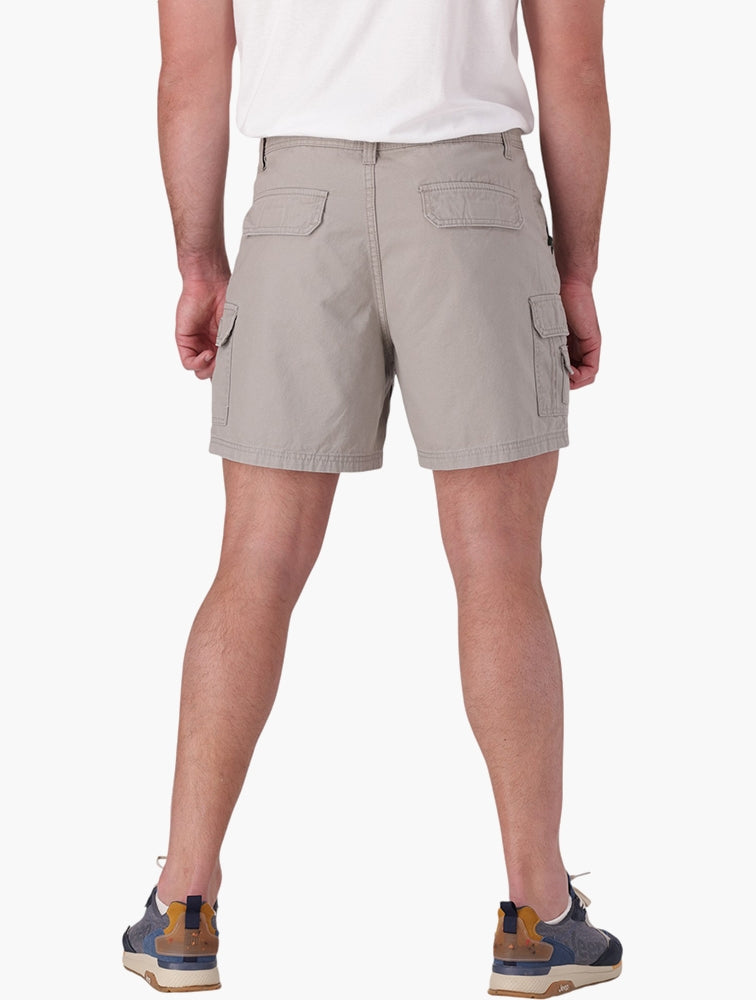 Jeep Mens Fixed Waistband Mountain Shorts In Grey