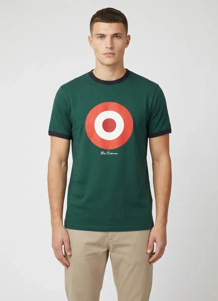 Ben Sherman Target T-Shirt In Moss Agate