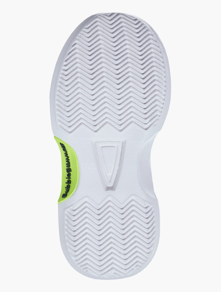 Bubblegummers Boys Nat Sneakers In Black/Lima Green