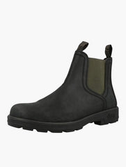 Jeep Mens Black/Olive Quad Boots
