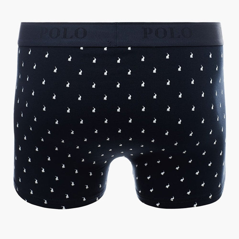 Polo Mens Aop Pony Knit Boxer In Navy