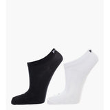 Puma Unisex Kids 2 Pack Secret Socks In Black/White