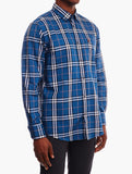 Polo Mens Large Check Shirt In Navy