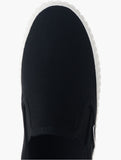 Tomy Womens Kierra BL Slip-On Bx Shoes In Black/White