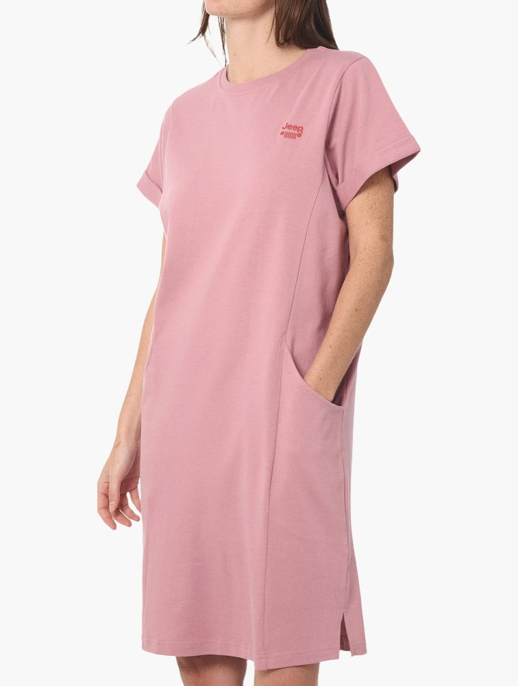 Jeep Womens City Lite Dress In Pink