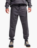 Jeep Mens Fleece Jogger Pants In Navy Melange