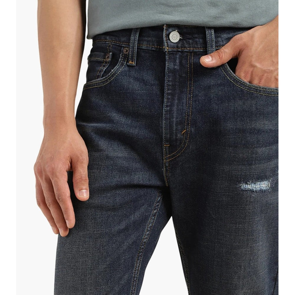 Levis Mens 527 Troy New 1 lim Bootcut Jeans In Dark Wash