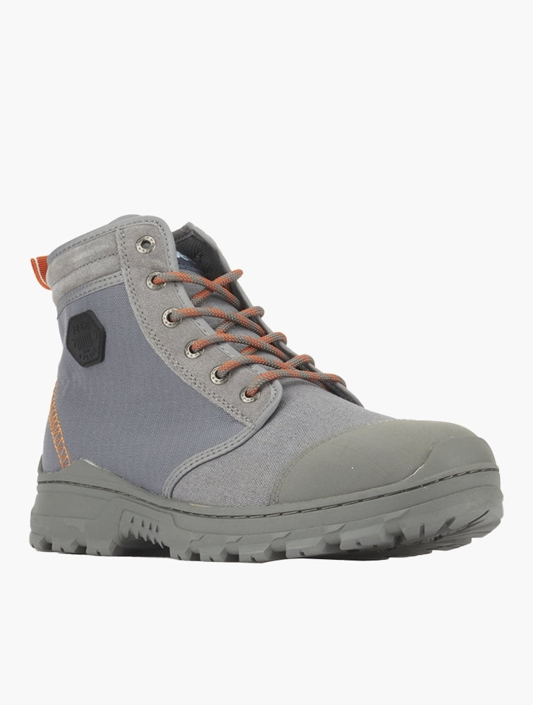 Jeep Mens Grey Fabric Worker Boots