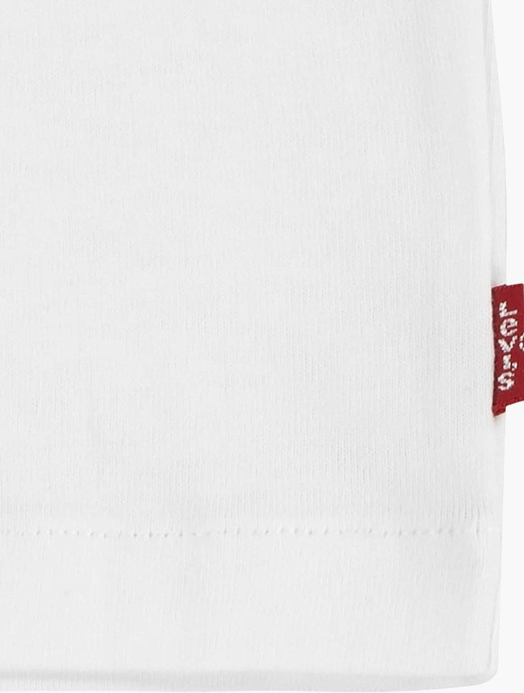 Levis Girls Light Bright Cropped T-Shirt In White