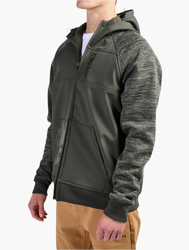 Jeep M Cut & Sew Softshell Jacket Olive