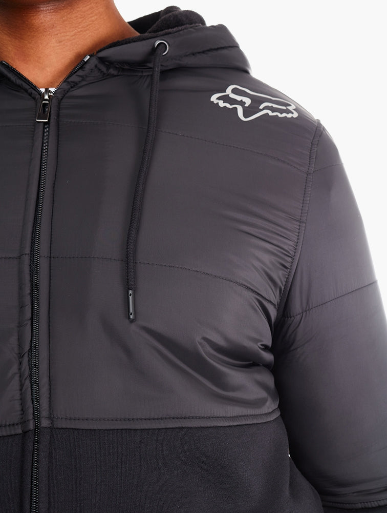 Fox Lindon Sasquatch Zip Hoody In Black