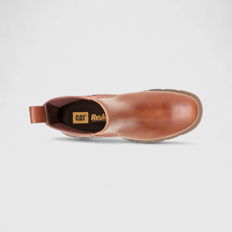 Caterpillar Womens Notion Chelsea Boots In Tan