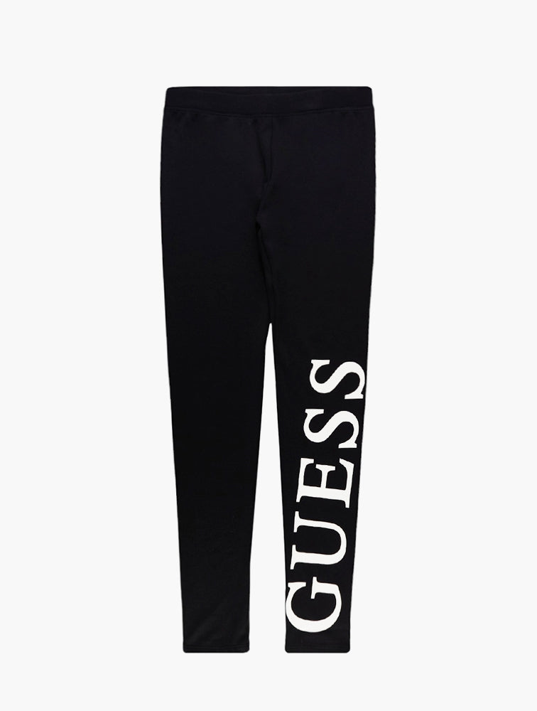 Guess Girls 7G Microfiber Leggings In Black
