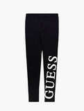 Guess Girls 7G Microfiber Leggings In Black