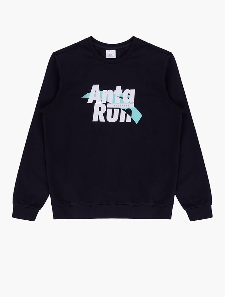 Anta Boys Sweatshirt In Black