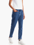 Polo Women's Mid Mom Jean In Medium Wash