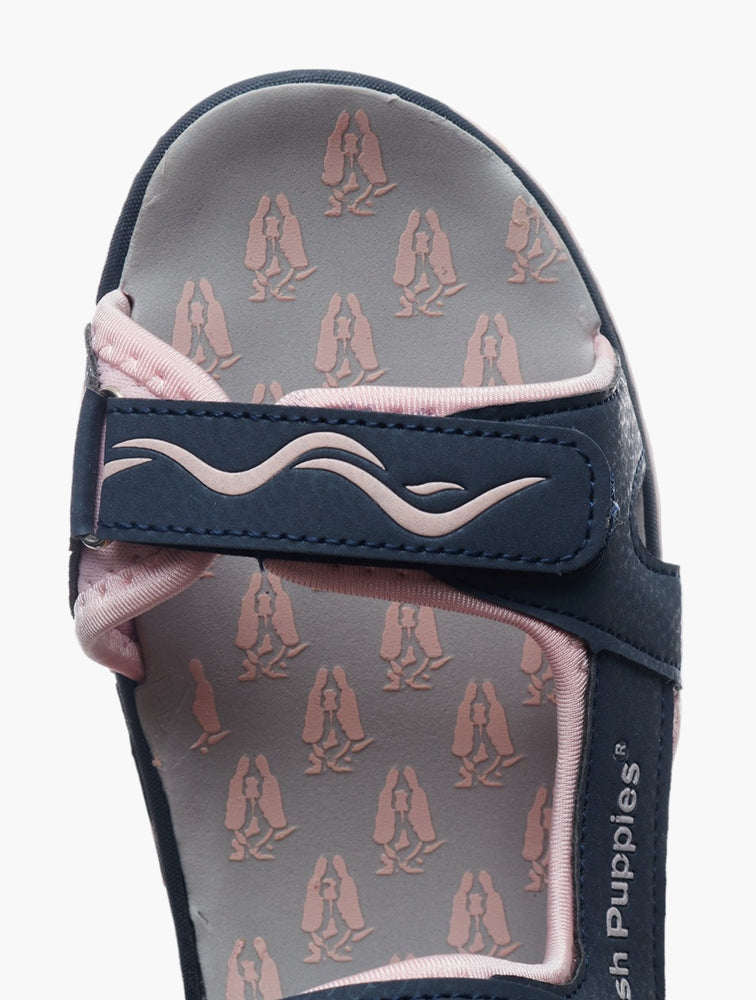 Hush Puppies Infant Girls Rafter Shoes In Navy & Pink