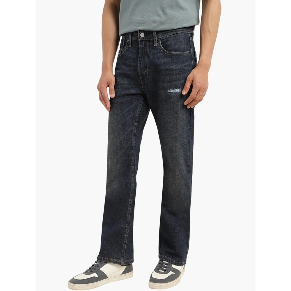 Levis Mens 527 Troy New 1 lim Bootcut Jeans In Dark Wash