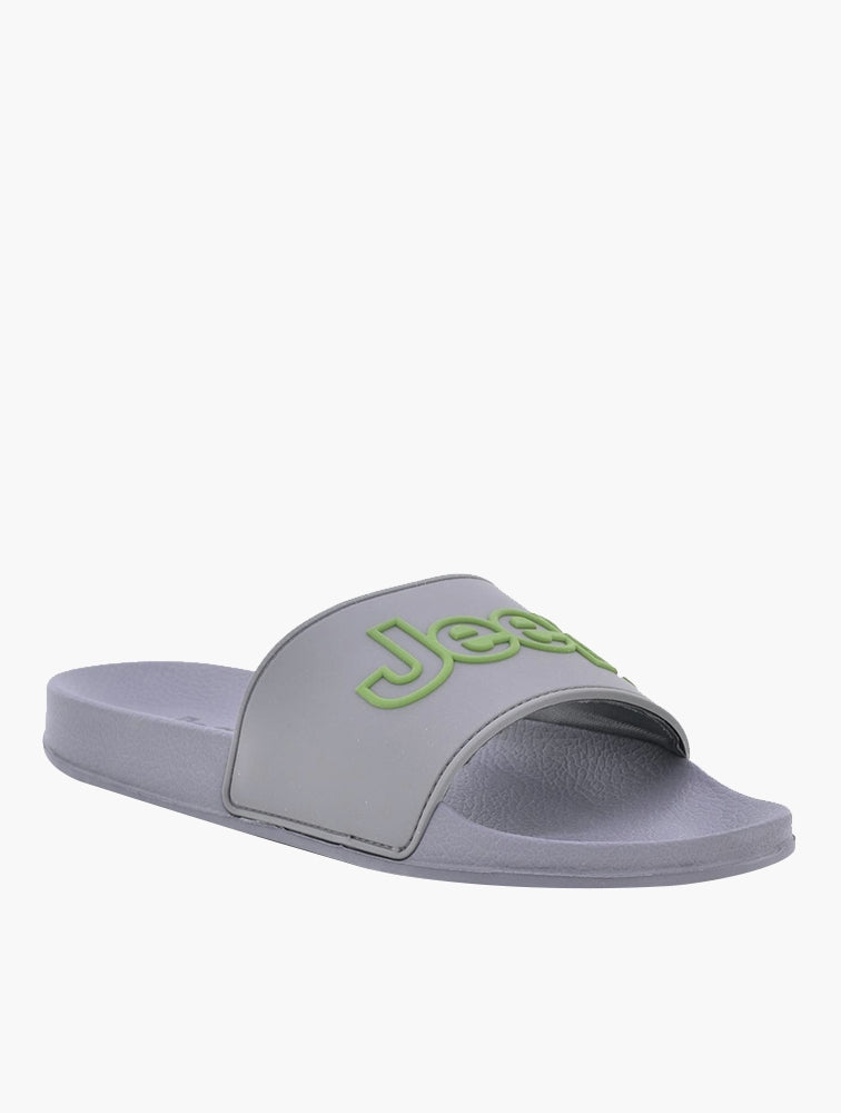 Jeep Branded Pool Slides In Grey