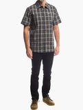 Jeep Mens Yarndye Check Shirt In Multi Black