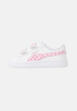 Puma Girls Smash 3.0 Hearty V Inf White Pink