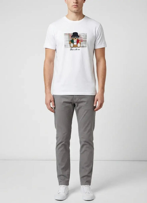 Vialli Mens Lahash T-Shirt In White