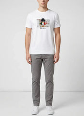 Vialli Mens Lahash T-Shirt In White