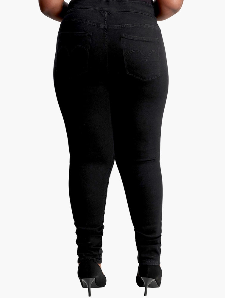 Levis Womens Rinse Jeggings In Black
