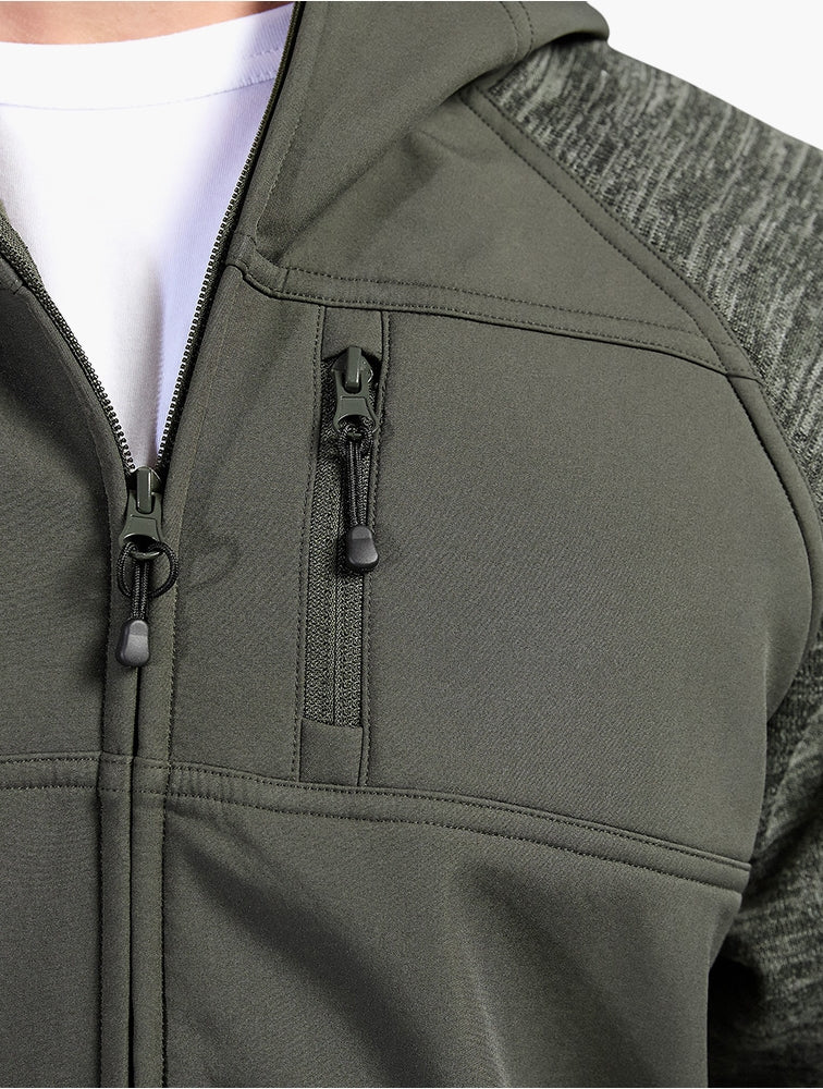 Jeep M Cut & Sew Softshell Jacket Olive