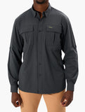 Jeep Mens Tech Utility Shirt In Charcoal