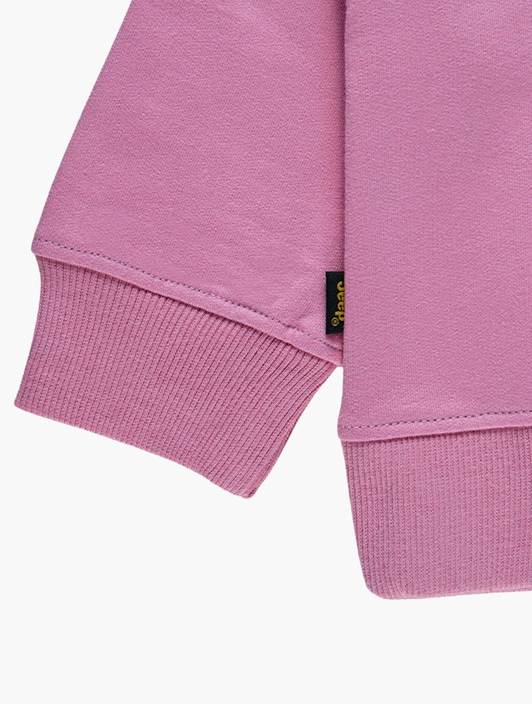 Jeep Kids Crew Neck Fleece Top In Pink