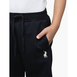 Polo Boys Griffin Panelled Jogeers In Navy