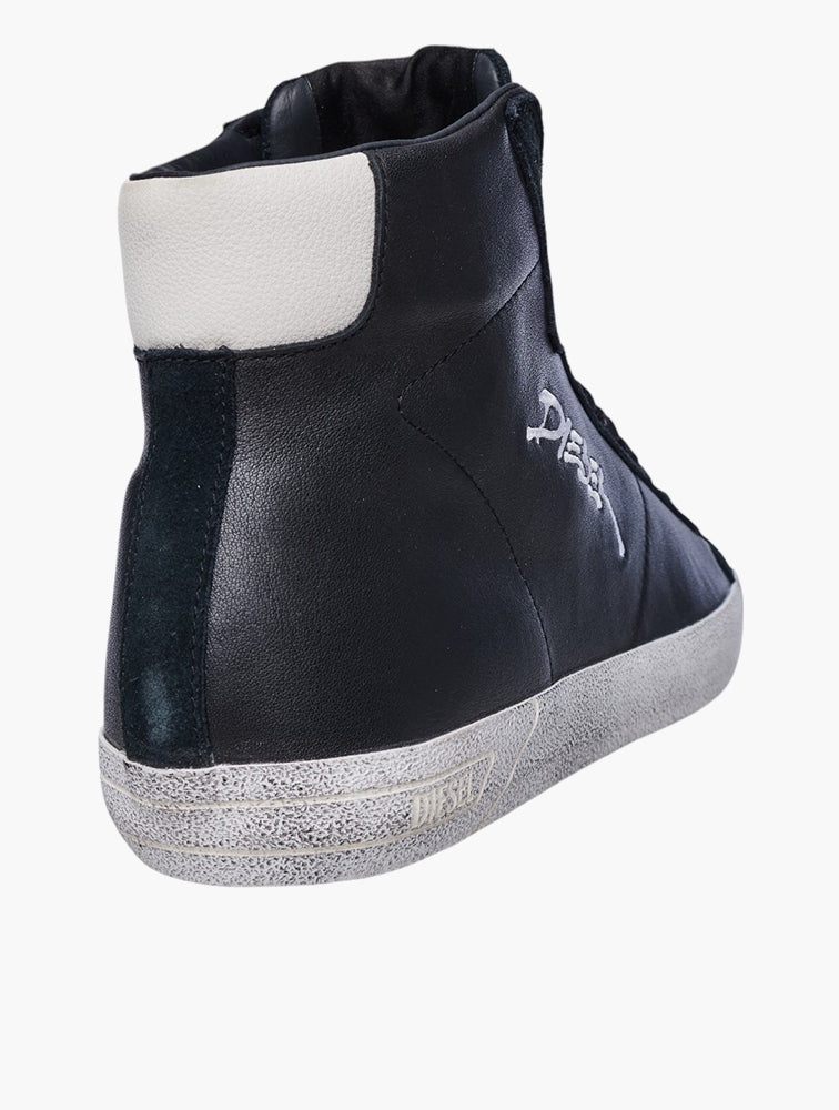 Diesel Mens S-Leroji Mid Sneakers In Black