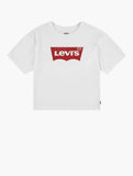 Levis Girls Light Bright Cropped T-Shirt In White
