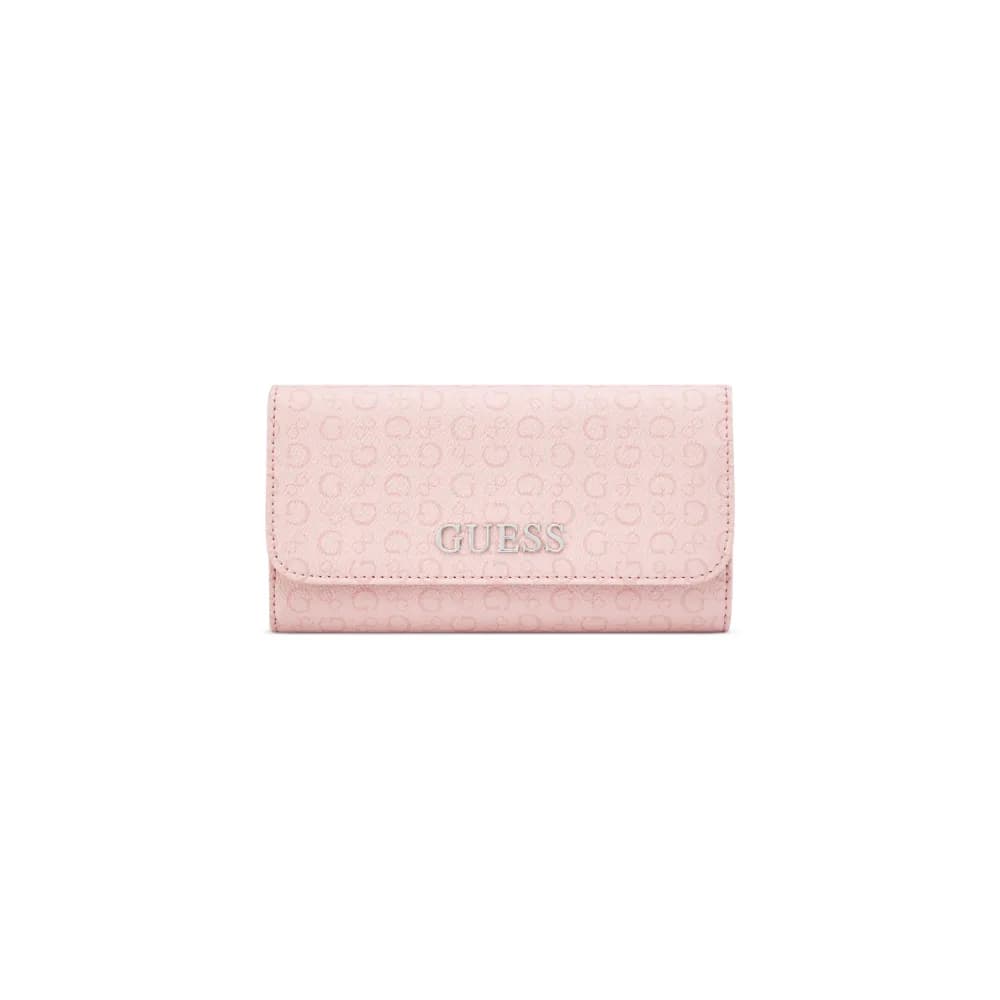 Guess Womens Abbas Slim Clutch Purse In Rose
