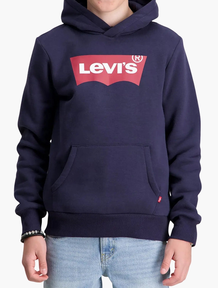 Levis Boys Batwing Screenprint Hooded Dress Blue