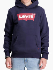 Levis Boys Batwing Screenprint Hooded Dress Blue