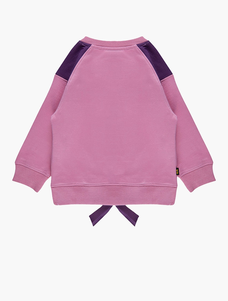 Jeep Kids Crew Neck Fleece Top In Pink