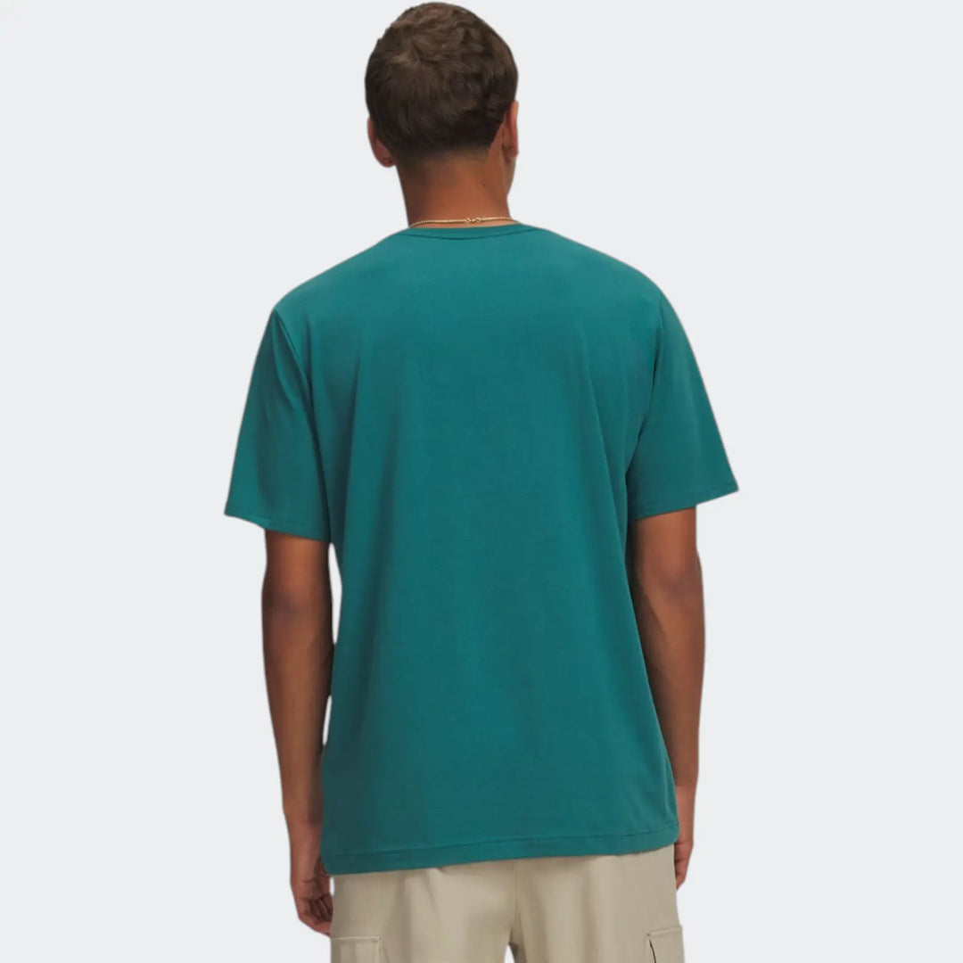 Under Armour Mens Armor Globe Short Sleeves T-ShirtsIn Teal