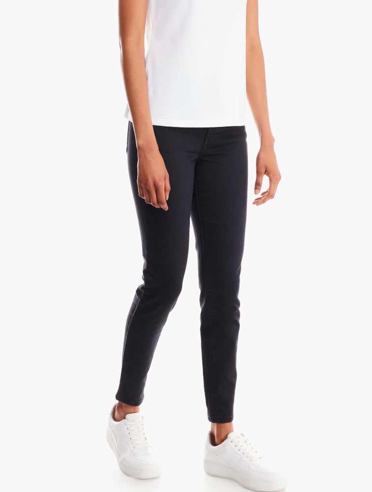 Polo Womens Skinny Jeans In Black