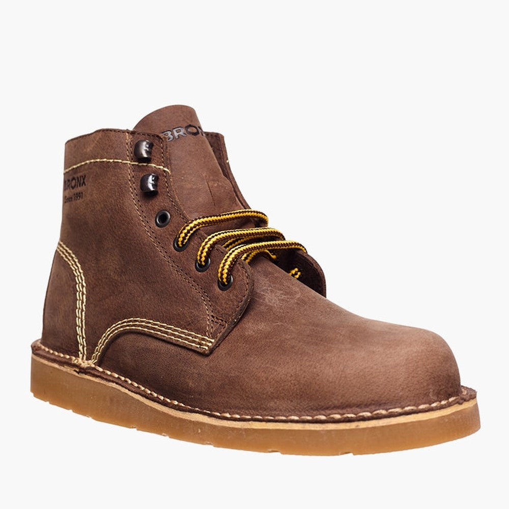 Bronx Mens Apache Gob Boots In Dark Brown