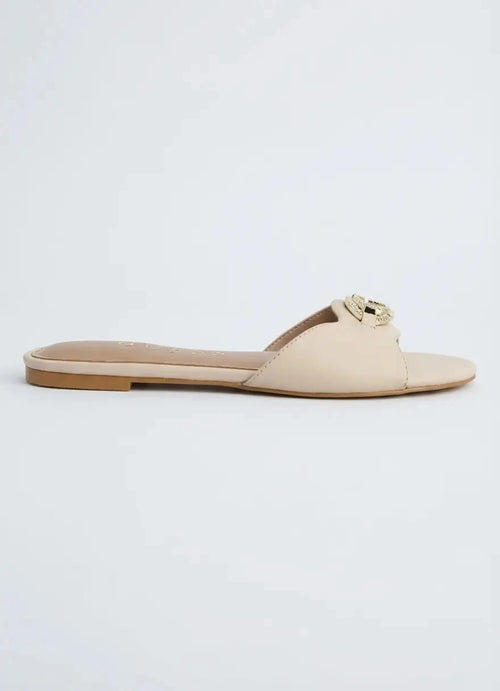 Guess Tashcy Ivory Sandals