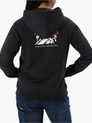 Jeep Womens Zip Through Hoodie In Black