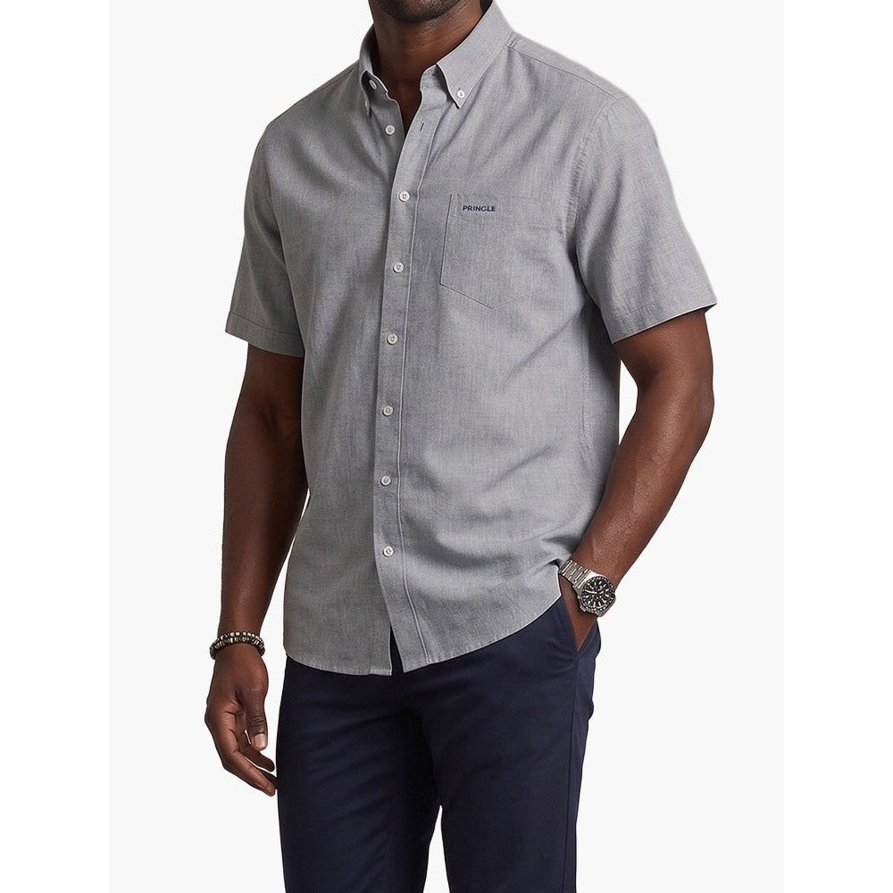 Pringle Barry Short Sleeve Classic Shirt In Blue
