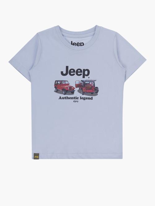 Jeep Boys Graphic T-Shirt In Light Blue