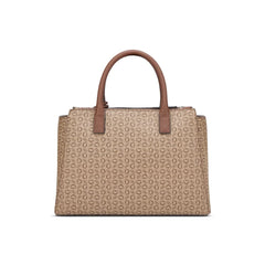 Guess Reena Satchel Bag In Walnut