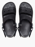 Crocs Kids Classic All-Terrain Sandals In Black