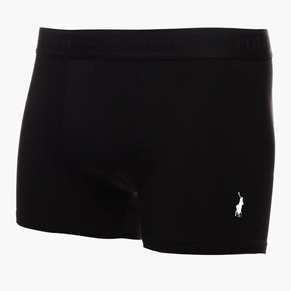 Polo Mens Multi Knite Boxer 3 Pack In Navy/Black/White