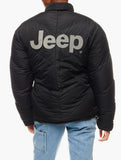 Jeep Womens Reversible Puffer Jacket In Yellow