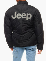 Jeep Womens Reversible Puffer Jacket In Yellow